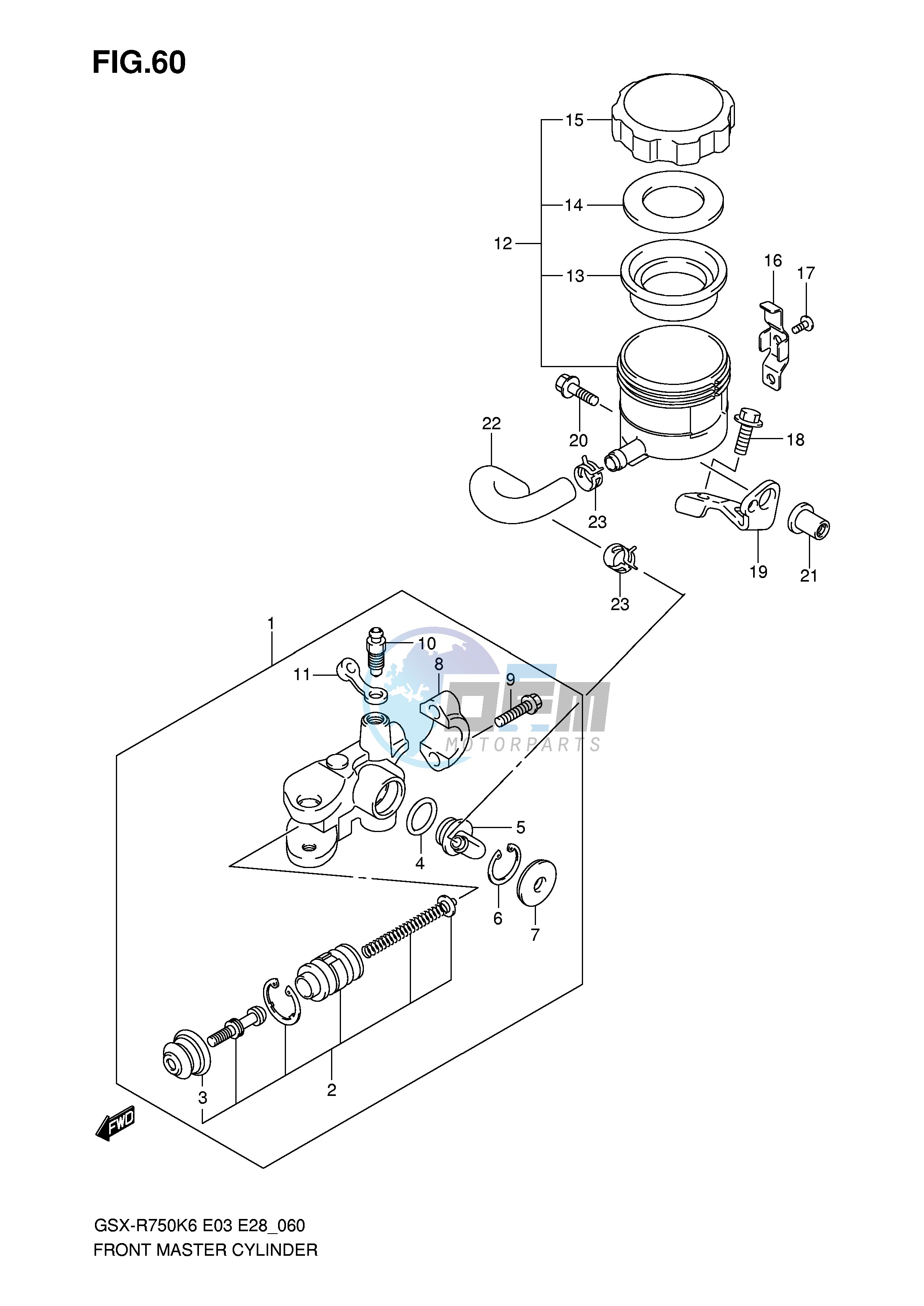 FRONT MASTER CYLINDER