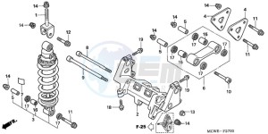 VFR8009 Ireland - (EK / MME TWO) drawing REAR CUSHION (VFR800)