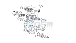 SENDA R X-RACE - 50 CC VTHSR1D1A EU2 drawing GEAR BOX