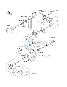 W800 EJ800AEF GB XX (EU ME A(FRICA) drawing Turn Signals