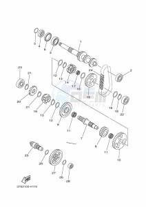 YFM450FWBD KODIAK 450 EPS (BEYB) drawing TRANSMISSION