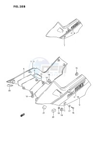 GSX1100 (E2) drawing FRAME COVER (MODEL L)