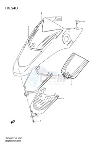 LT-Z50 (P19) drawing CENTER FENDER (MODEL L0)