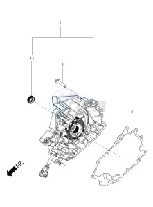 SR 150 4T-3V (EMEA-LATAM) drawing Flywheel magneto cover - Oil filter