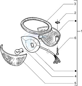 VELOFAX 50 drawing Front blinkers