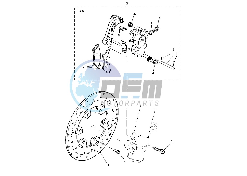 FRONT BRAKE CALIPER