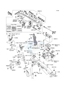 VN 2000 J [VULCAN 2000 CLASSIC LT] (8F-9F) J8F drawing CHASSIS ELECTRICAL EQUIPMENT