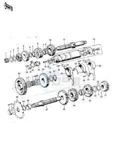 F7 (-A) 175 drawing TRANSMISSION_CHANGE DRUM -- 71-73 F7_F7-A_F7-B- -