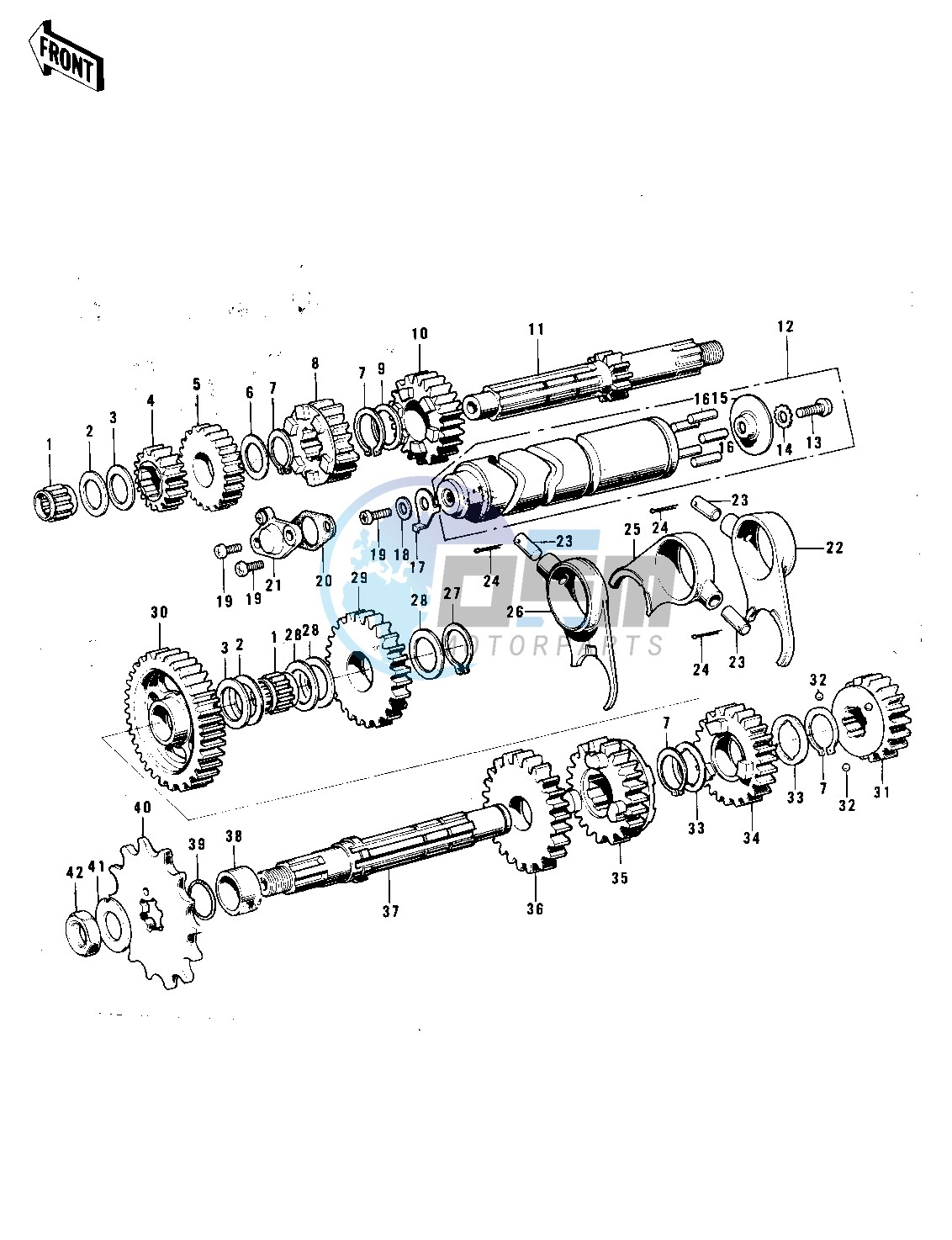 TRANSMISSION_CHANGE DRUM -- 71-73 F7_F7-A_F7-B- -