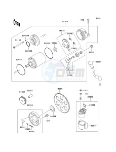 ZX 600E [ZX-6 NINJA ZZR 600] (E10-E13 E13 CAN ONLY) ZZR 600 drawing STARTER MOTOR