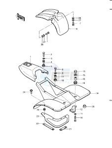 KLT 200 B [KLT200] (B1) | SOLID AXLE [KLT200] drawing FENDERS_COVER