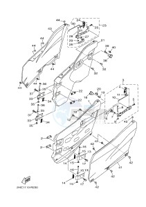 YXZ1000E YXZ10YPXG YXZ1000R EPS (2HC4) drawing SIDE COVER 3