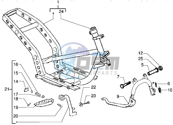 Chassis - Central stand