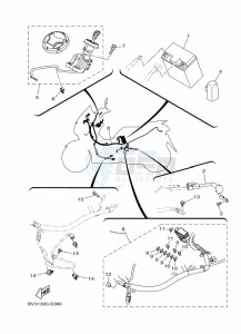 CZD300-A XMAX 300 (BY35) drawing FRAME