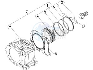 Runner 125 VX 4t SC (UK) UK drawing Cylinder - Piston - Wrist pin unit