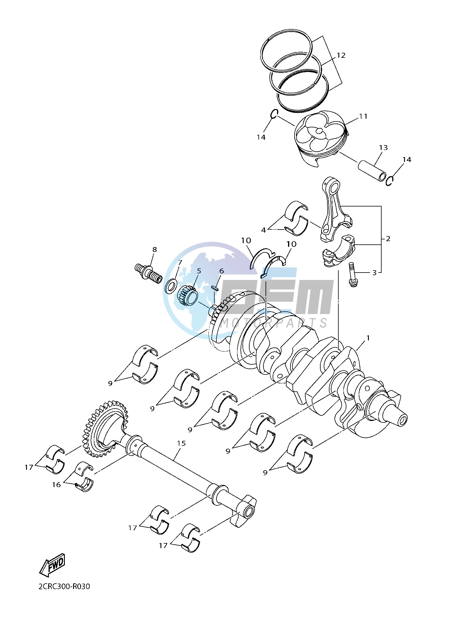 CRANKSHAFT & PISTON