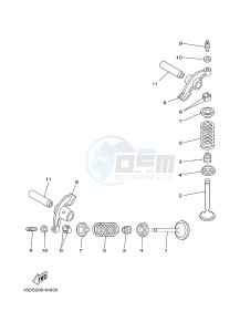 TT-R125 TT-R125LWE (19CW 19CX) drawing VALVE