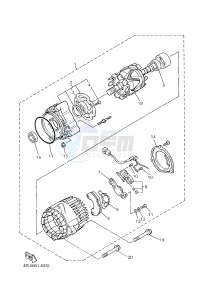 XJR1300C XJR 1300 (2PN3) drawing GENERATOR