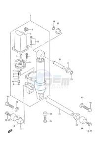 DF 25 drawing Power Tilt Remote Control w/Power Tilt