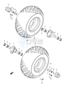 LT-A50 (P2) drawing FRONT WHEEL