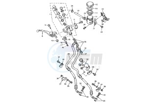 YZF R THUNDER CAT 600 drawing FRONT MASTER CYLINDER