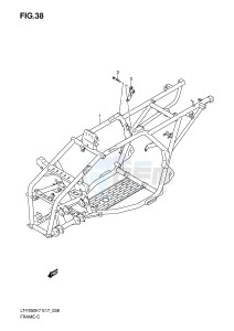 LT-F250 (E17) drawing FRAME