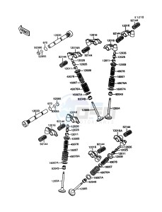 VN 1500 C [VULCAN 1500 L] (C3-C4) [VULCAN 1500 L] drawing VALVE-- S- -