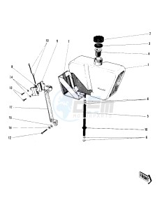 F4 [SIDEWINDER] 250 [SIDEWINDER] drawing OIL TANK