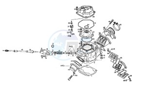 Pegaso 125 GQ drawing Cylinder