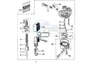 SV 100 L - 100 cc drawing CARBURETOR