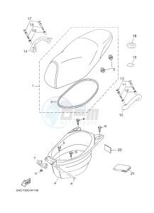 YN50F OVETTO 4 (2ACE) drawing SEAT