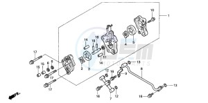 TRX350TM FOURTRAX drawing OIL PUMP