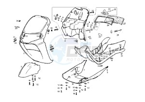 ATLANTIS O2 TWO CHIC - 50 cc drawing FRONT SHIELD