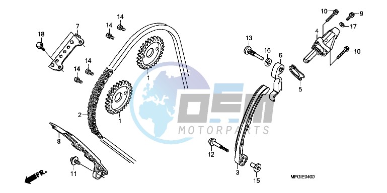 CAM CHAIN/ TENSIONER