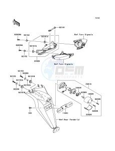 NINJA ZX-10R ZX1000D7F FR GB XX (EU ME A(FRICA) drawing Taillight(s)