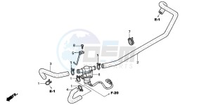 VFR800FI drawing AIR SUCTION VALVE