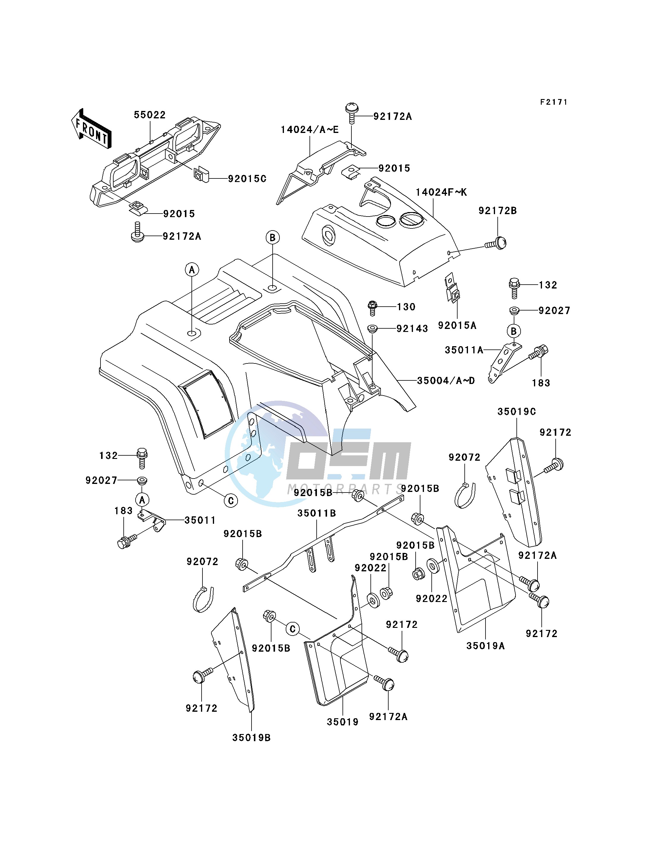 FRONT FENDER-- S- -