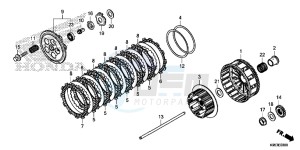 CRF250R Europe Direct - (ED) drawing CLUTCH