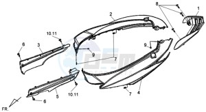 JET 4 50cc drawing COWLING