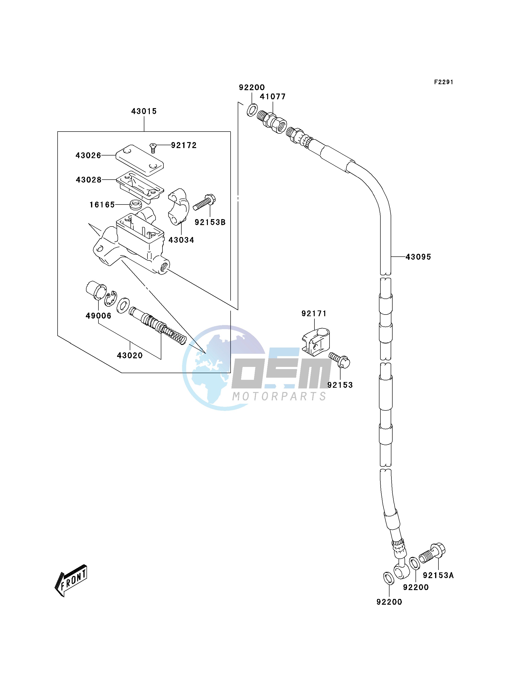 FRONT MASTER CYLINDER