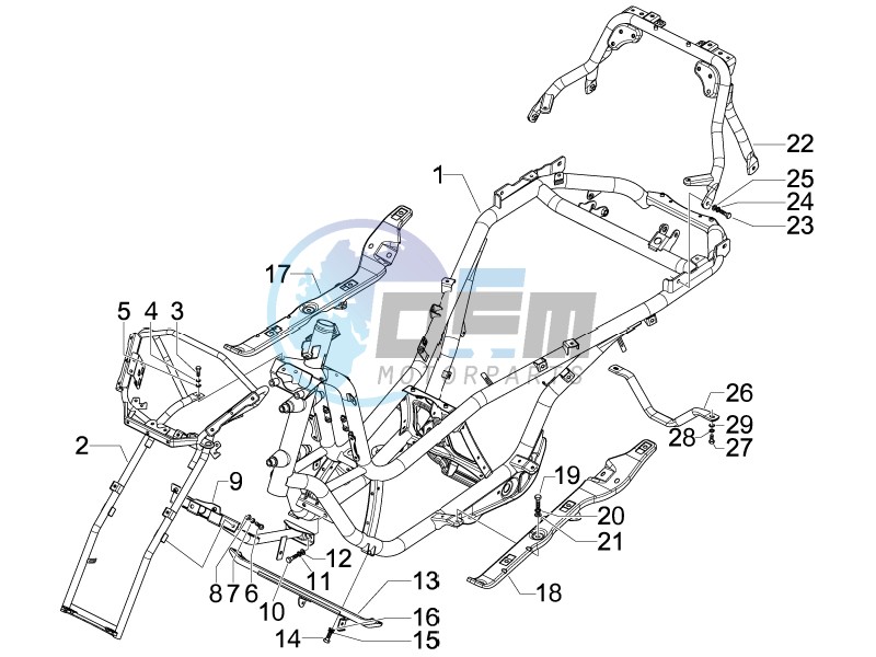 Frame bodywork