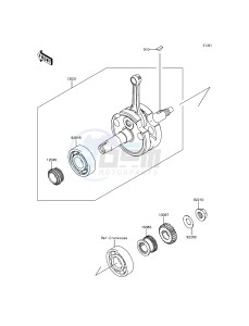 KLX125 KLX125CDS XX (EU ME A(FRICA) drawing Crankshaft