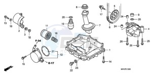 CB1000RA9 UK - (E / ABS MPH) drawing OIL PAN/OIL PUMP