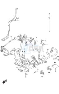 DF 9.9B drawing Harness Remote Control