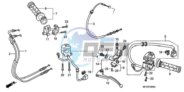 HANDLE LEVER/SWITCH/CABLE