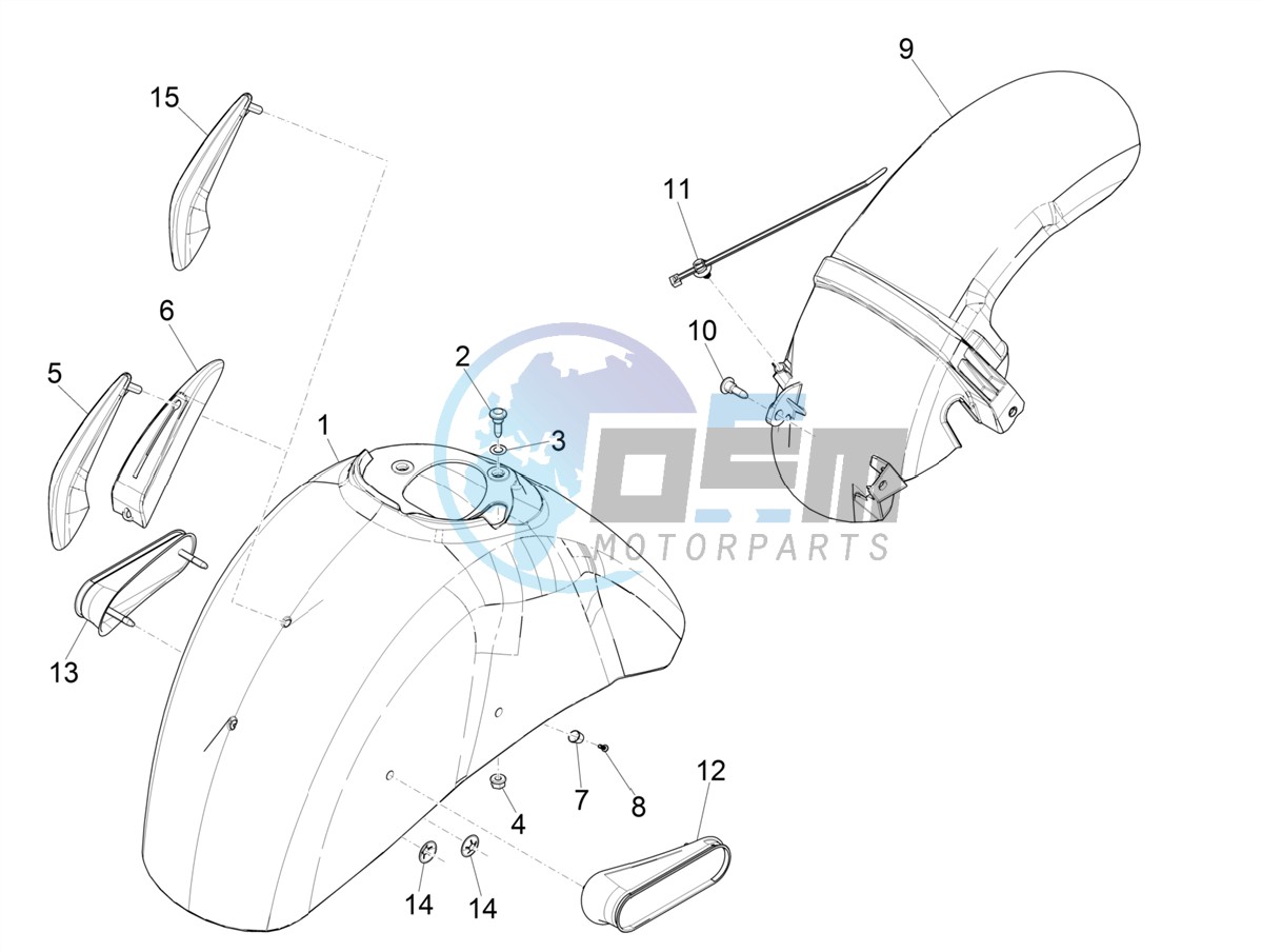 Wheel housing - Mudguard