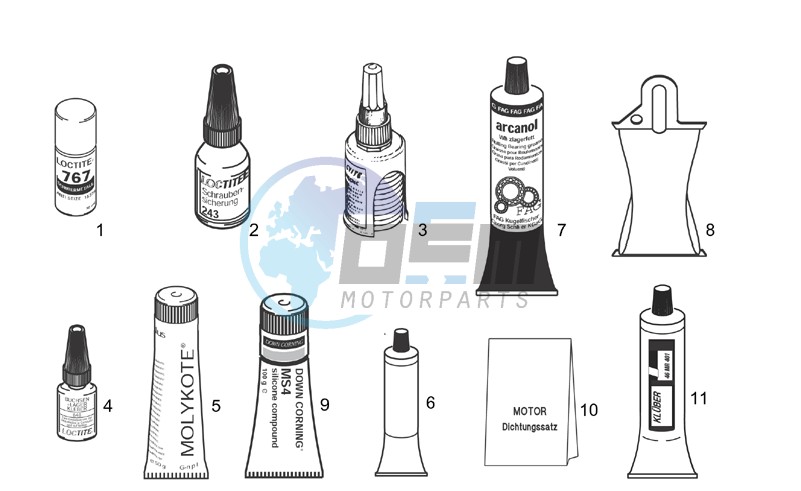 Sealing and lubricating agents