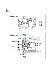 ER-6f ABS EX650B7F GB XX (EU ME A(FRICA) drawing Crankcase Bolt Pattern