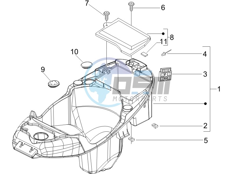 Helmet box - Undersaddle