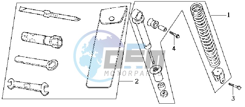 TOOL KIT / REAR SHOCK